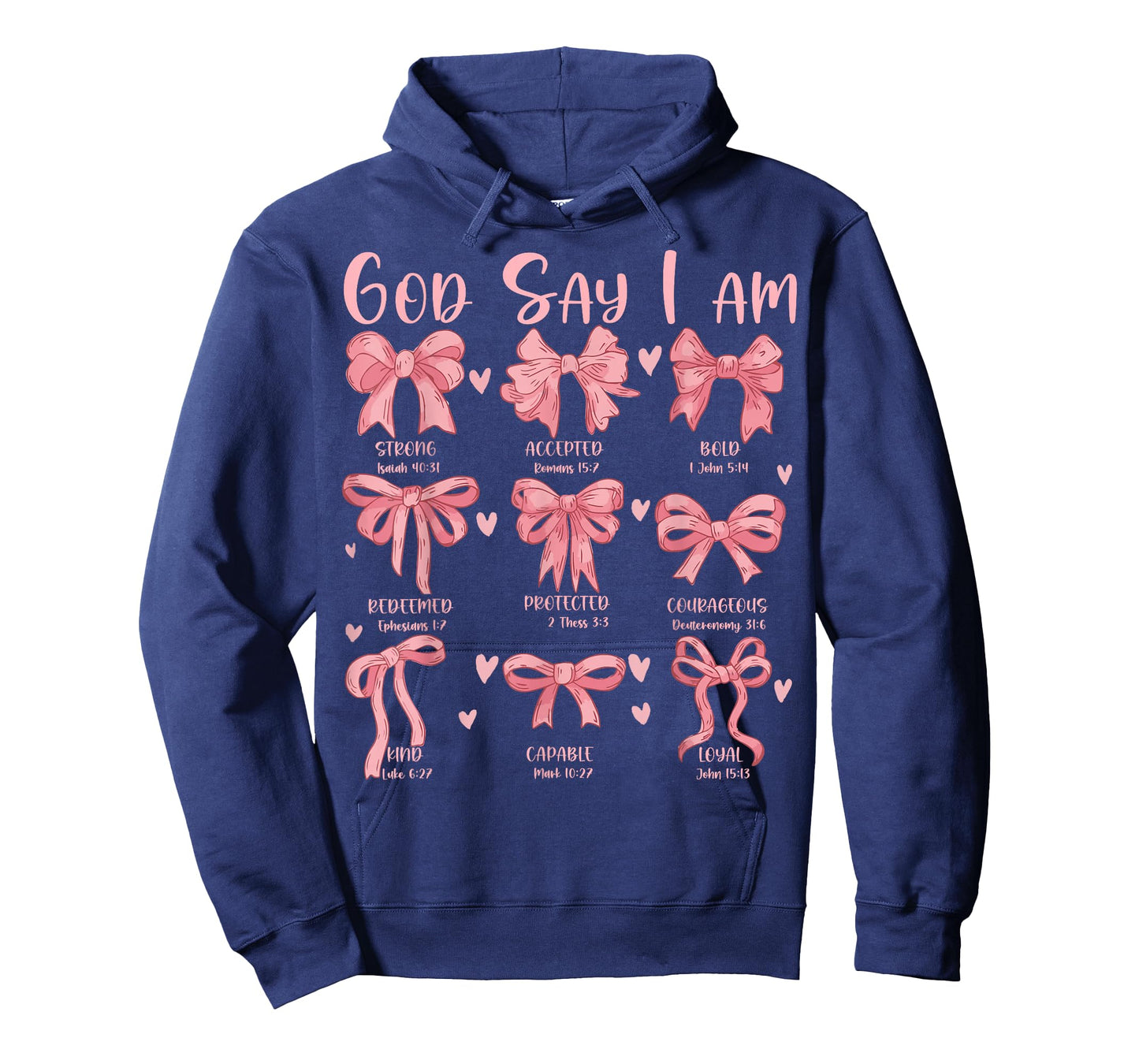 Cute God Say I Am Coquette Bow Christian Girls Jesus Church T-Shirt
