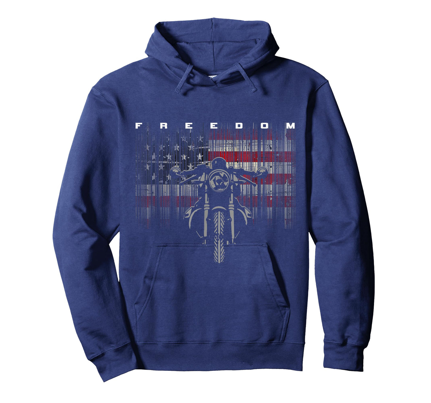 American Flag Motorcycle T-Shirt