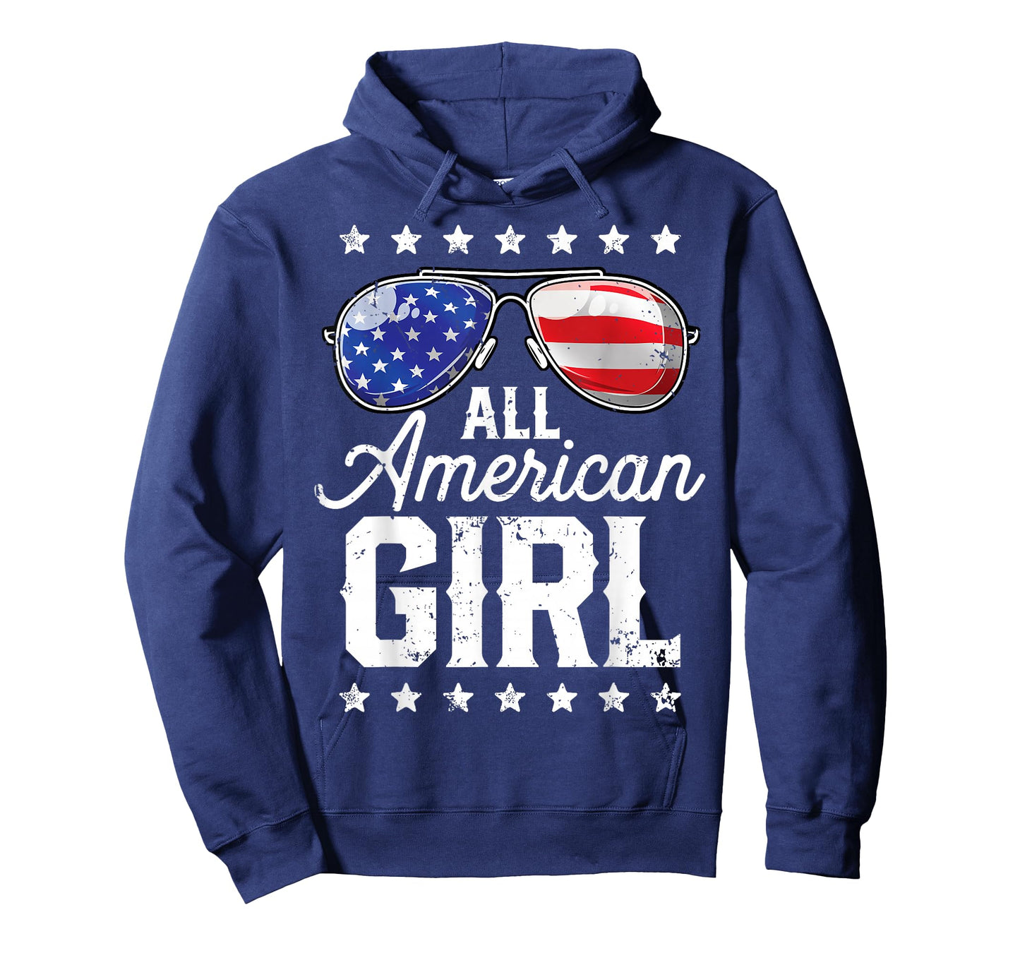 All American Girl 4th of July Family Matching Sunglasses T-Shirt