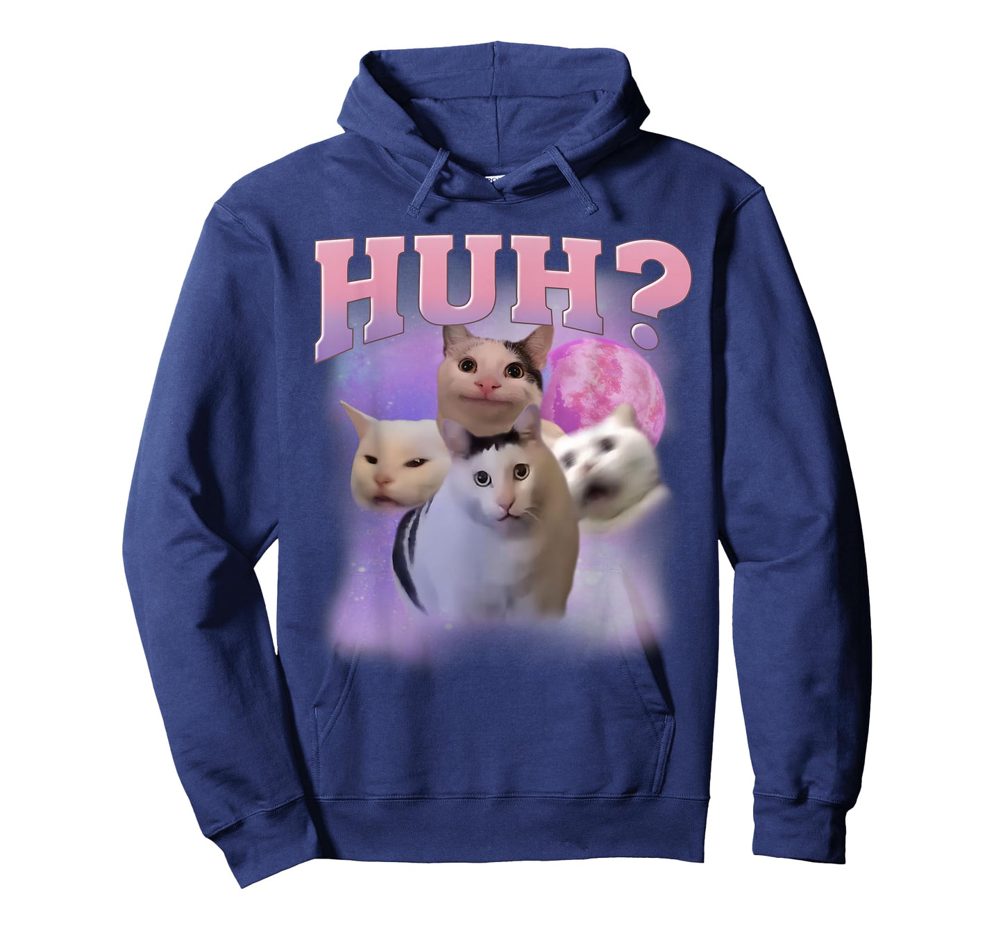 Funny Meme Huh Cat Shirt Cat Lovers Humor T-Shirt for Men Women