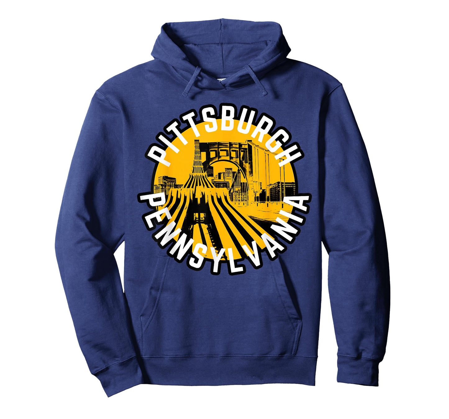 Pittsburgh Pennsylvania Steel City Skyline Bridge 412 Home T-Shirt
