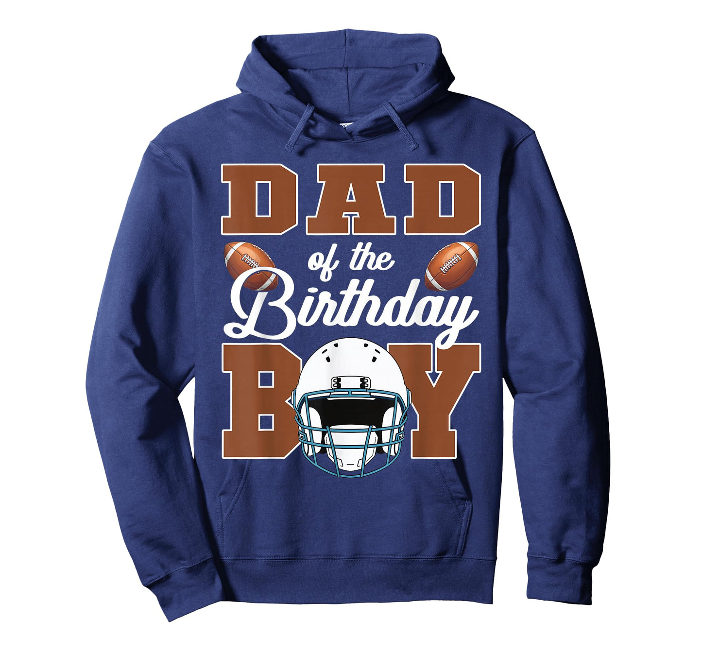 Dad of The Birthday Boy Football Party Family Matching T-Shirt