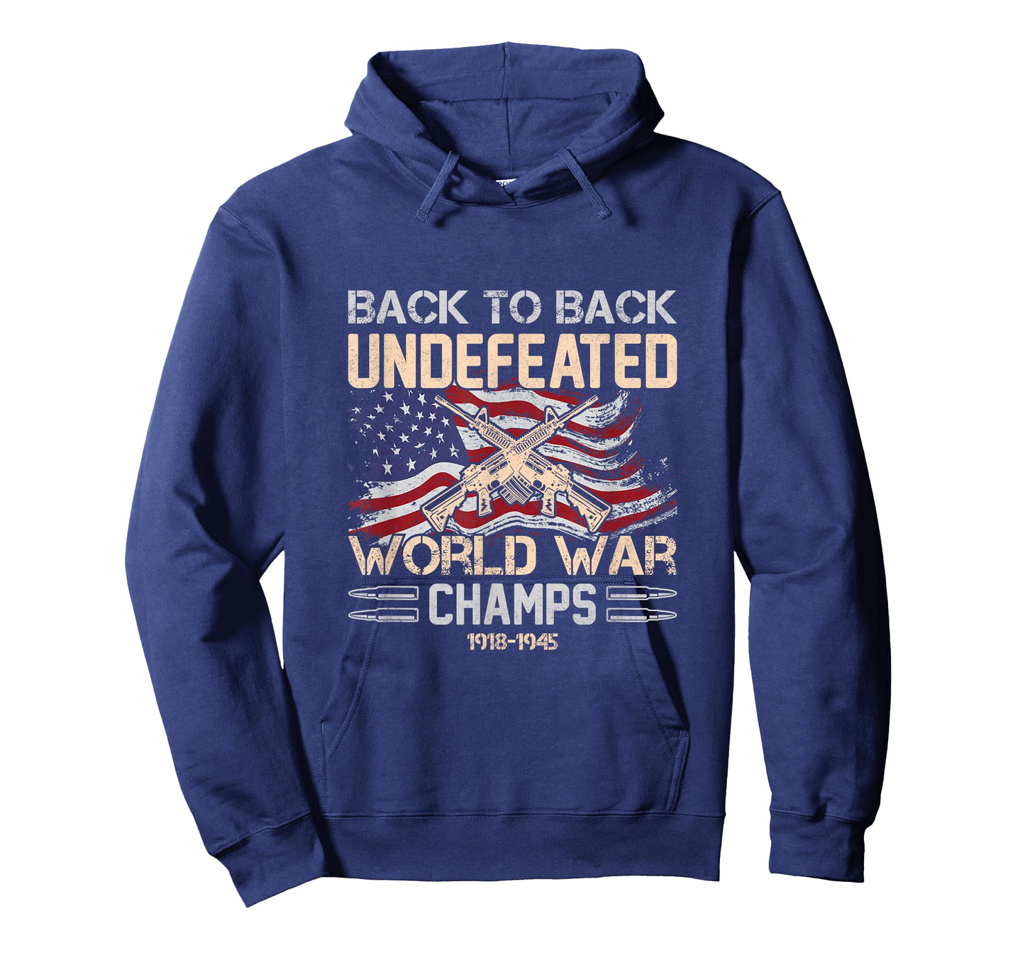 Back To Back Undefeated World War Champs 4th Of July T-Shirt