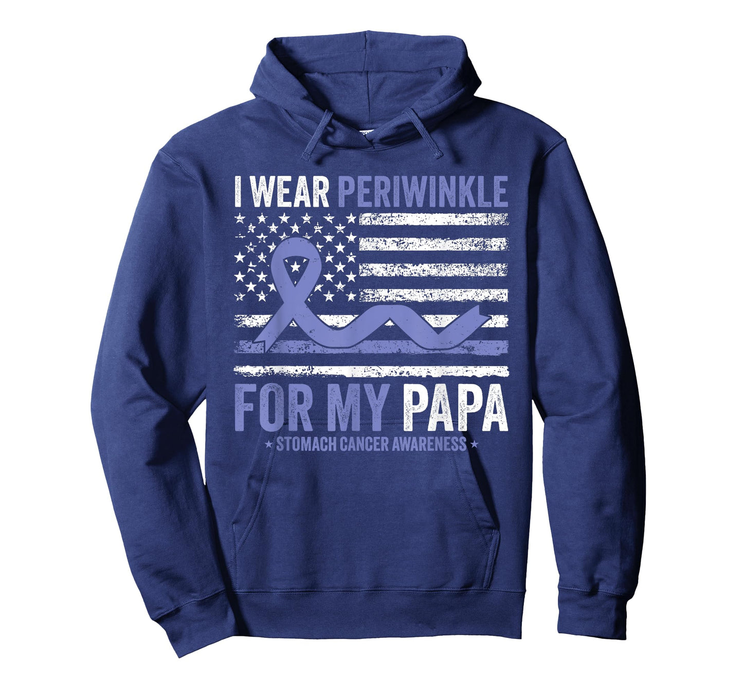 I Wear Periwinkle For My Papa Stomach Cancer Awareness T-Shirt