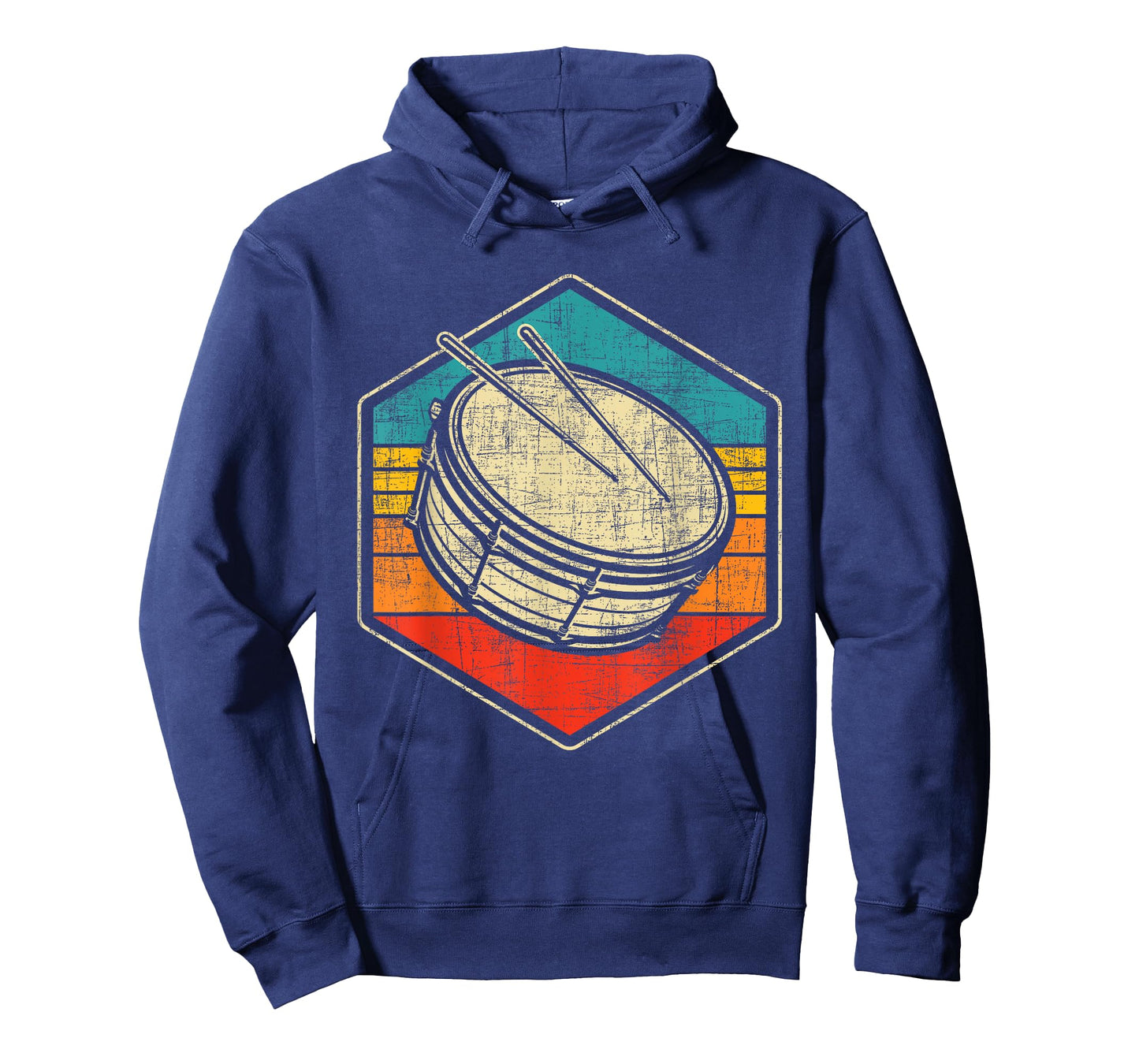 Retro Vintage Snare Drum - Marching Band Drumline Drummer T-Shirt