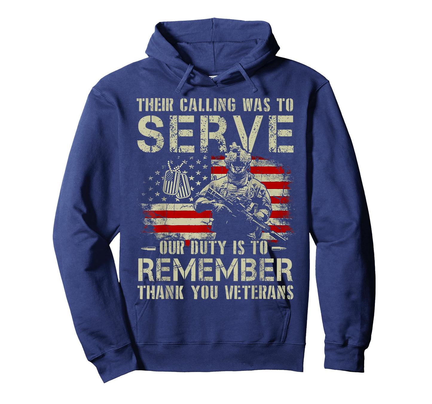 Patriotic American Flag Thank You Veterans Men Women Kids T-Shirt