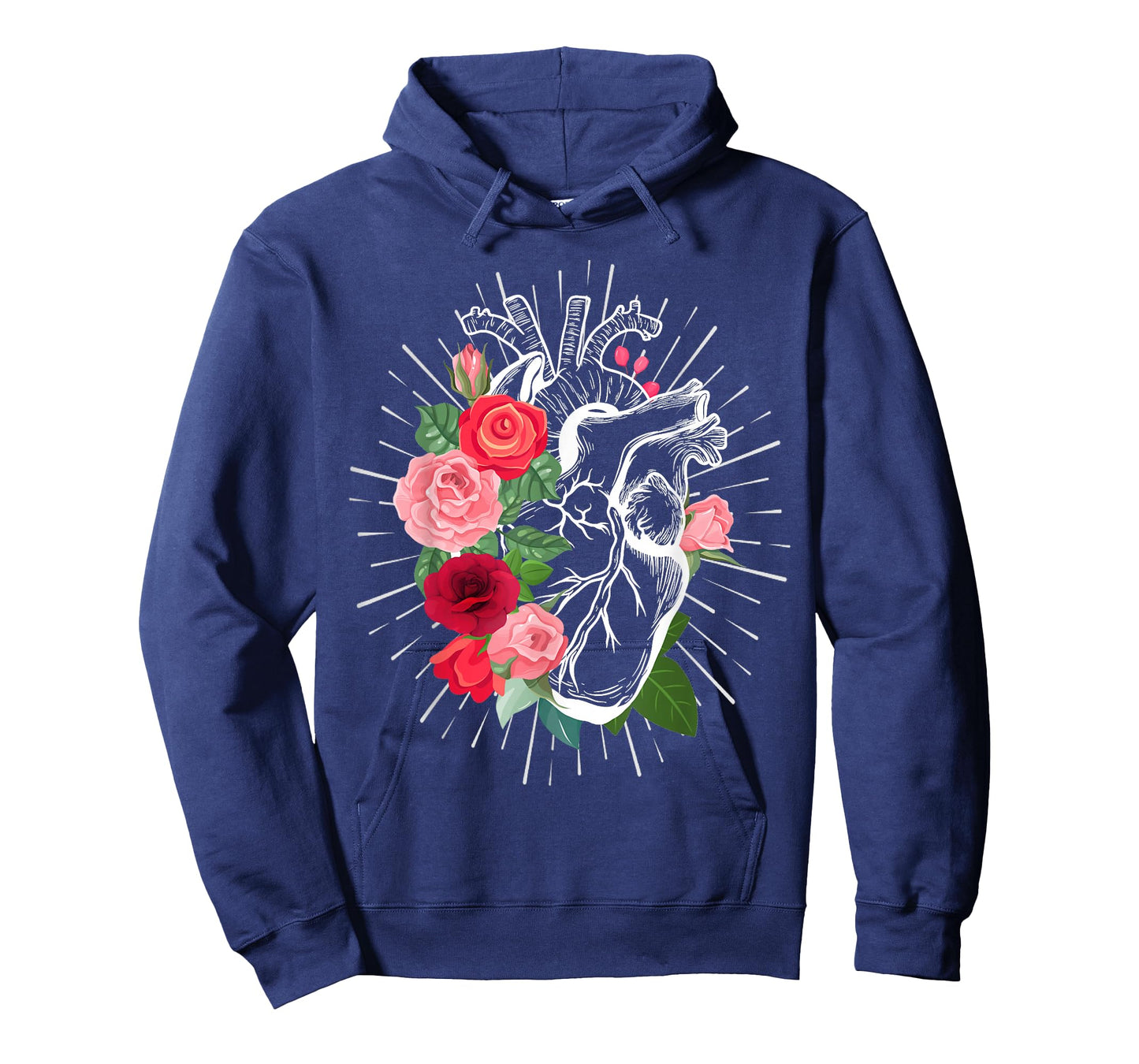 Anatomical Heart And Flowers - Anatomical heart T-Shirt