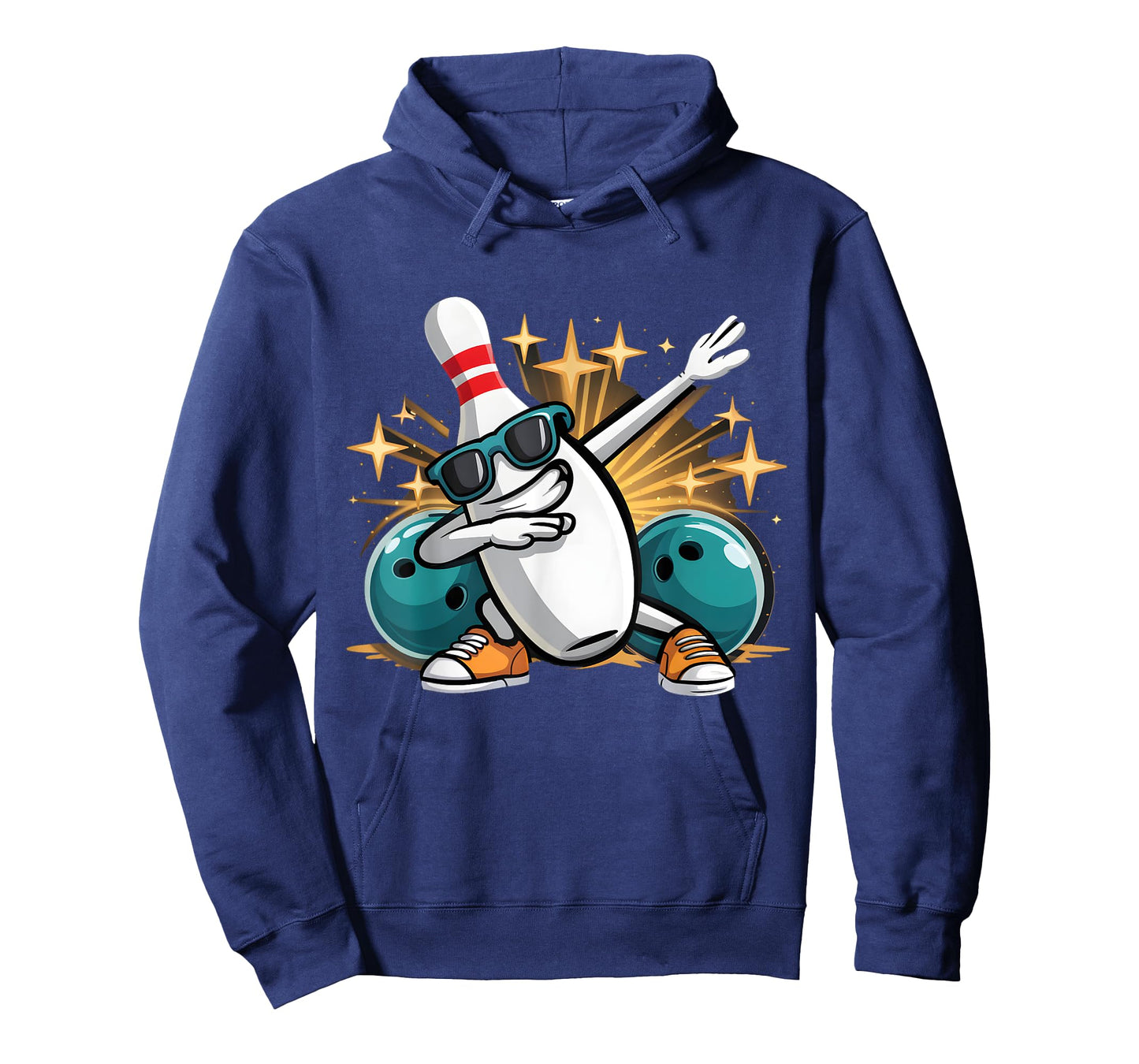Dabbing Bowling Pin Sunglasses Bowler Player Bowling Squads T-Shirt