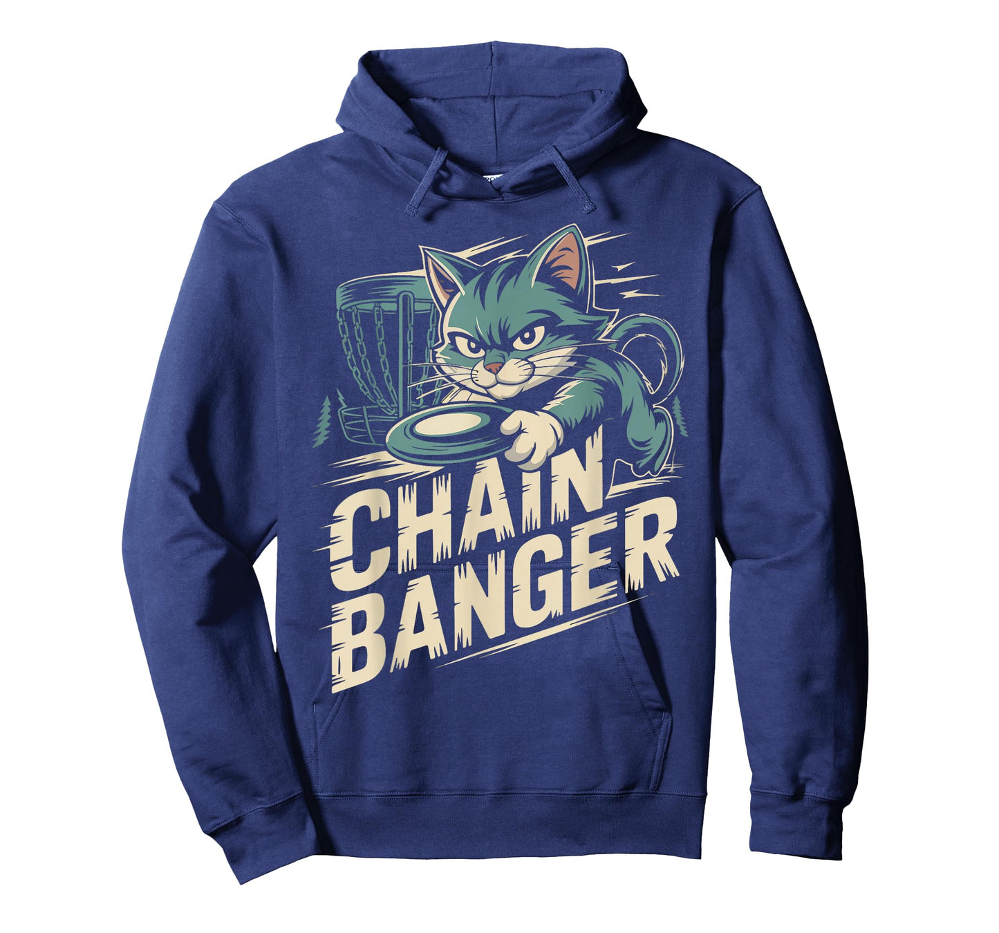 Chain Banger Disc Golf Cat Humor T-Shirt