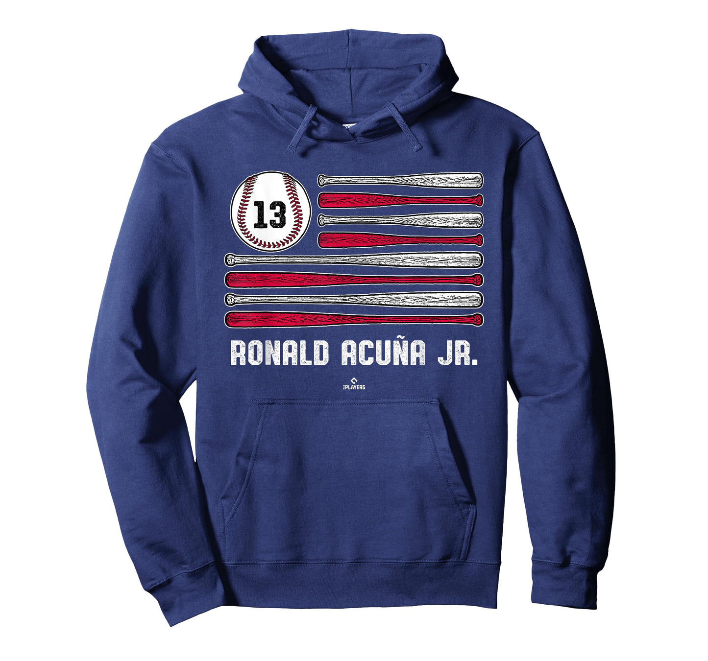 Baseball American Flag Ronald Acuña Jr. Atlanta Baseball T-Shirt