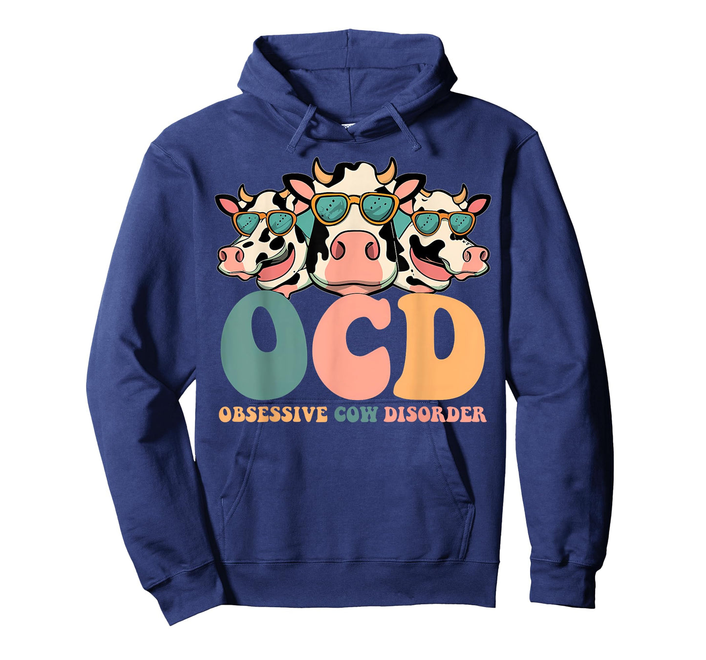 Cute OCD Obsessive Cow Disorder Funny Farmer Animal Cows T-Shirt