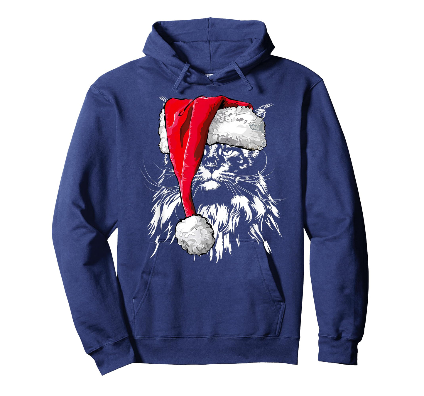 Funny Maine Coon Santa Christmas cat mom gift present Men Women Kids T-Shirt