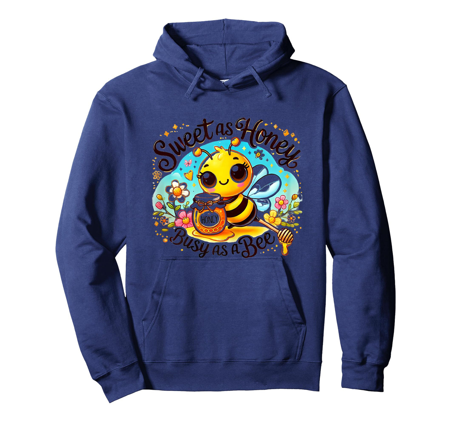 Cute Bee with Honey - Sweet as Honey, Busy as a Bee T-Shirt