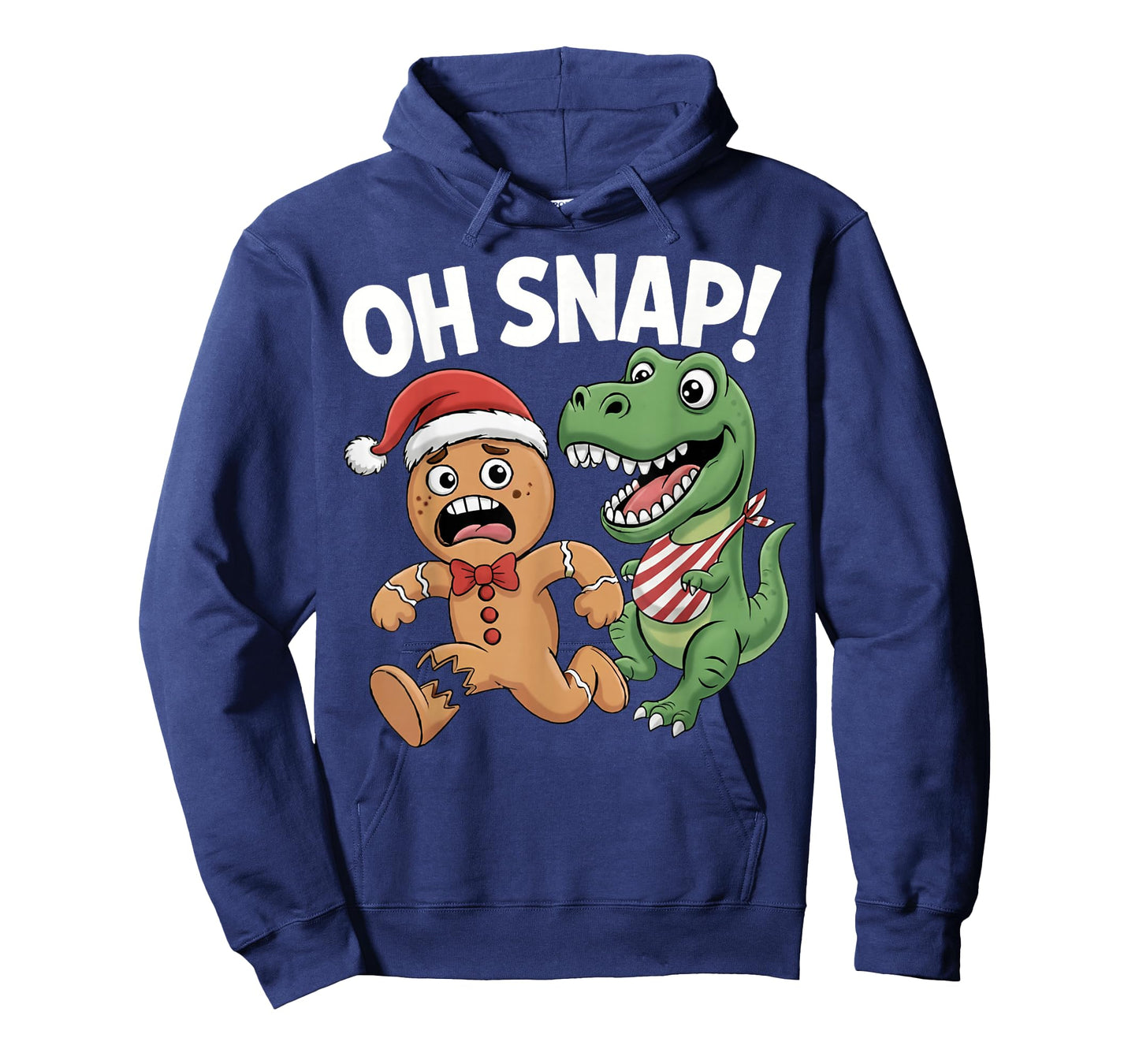 Funny Oh Snap Gingerbread Man T-Rex Xmas Pajama Christmas bo T-Shirt