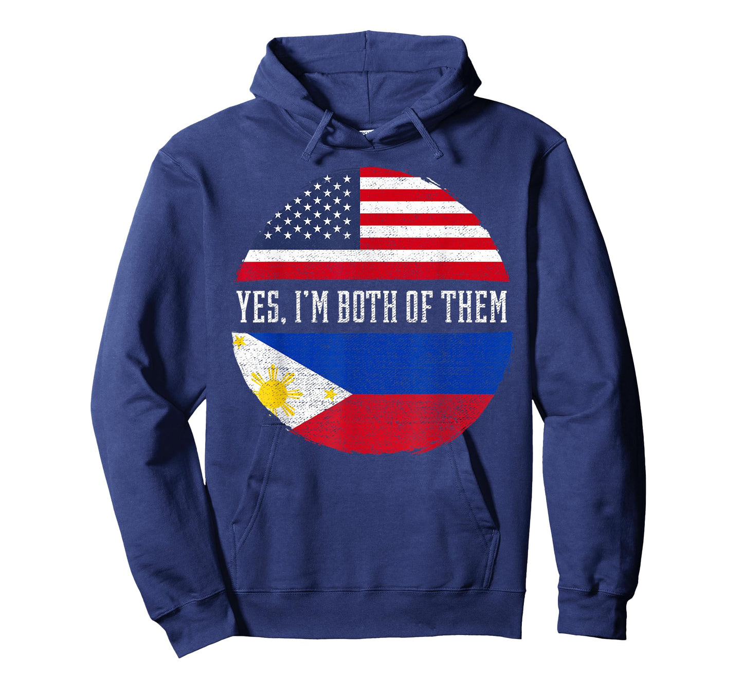Half American Half Filipino USA Flag Philippines Heritage T-Shirt