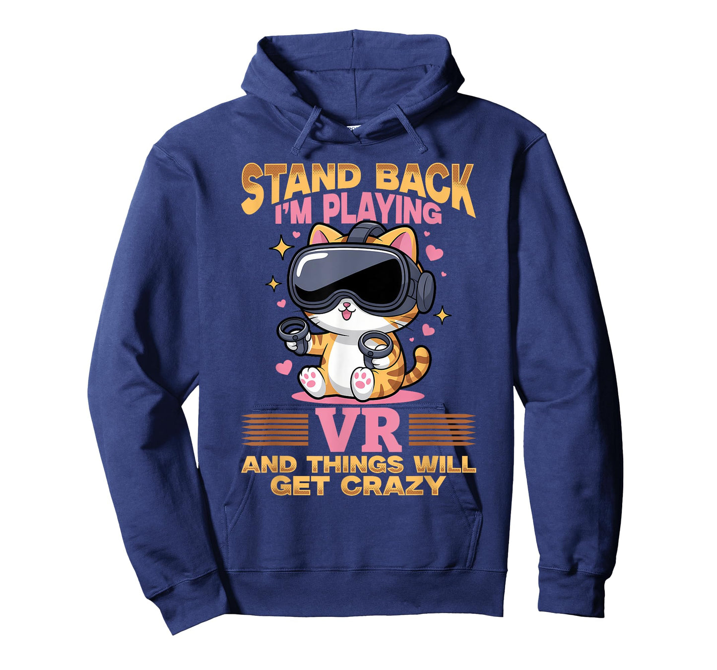 Gaming Cat VR Gamer T-Shirt for Men Women Kids