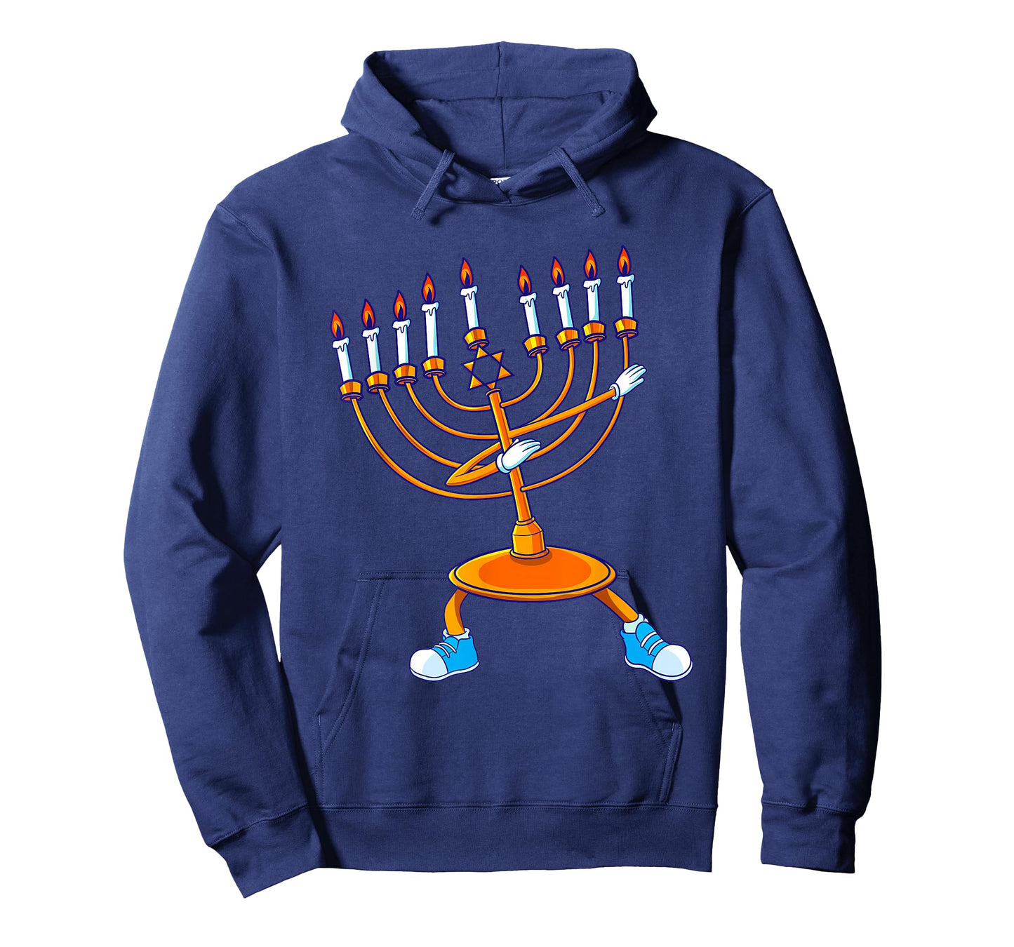 Dabbing Menorah Hanukkah Dancing Chanukah Kids Girls Boys T-Shirt