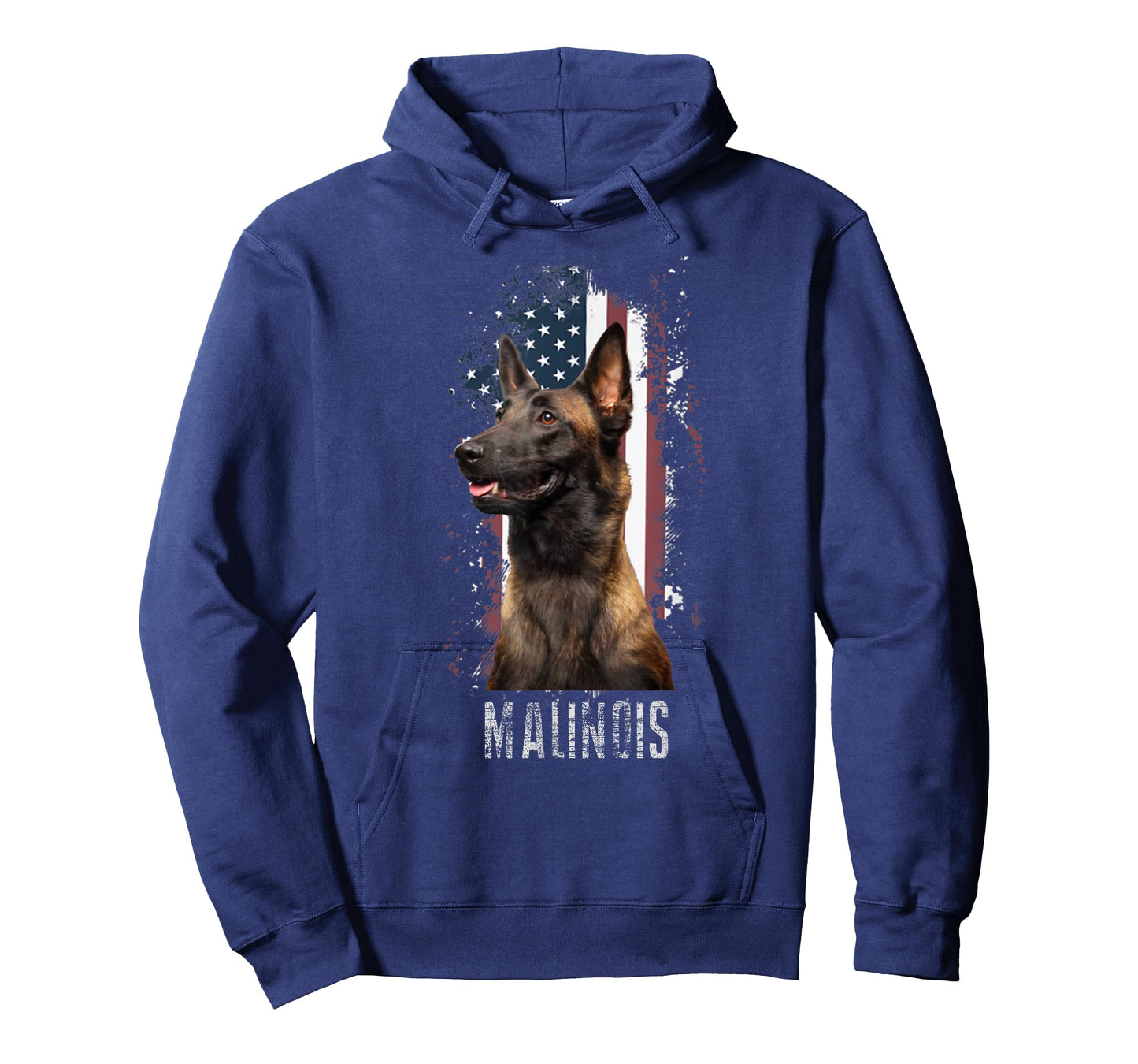 Belgian Malinois T-shirts Belgian Malinois American Flag Funny T-Shirt Dog Gift Unisex-Adults T-Shirt Black Small