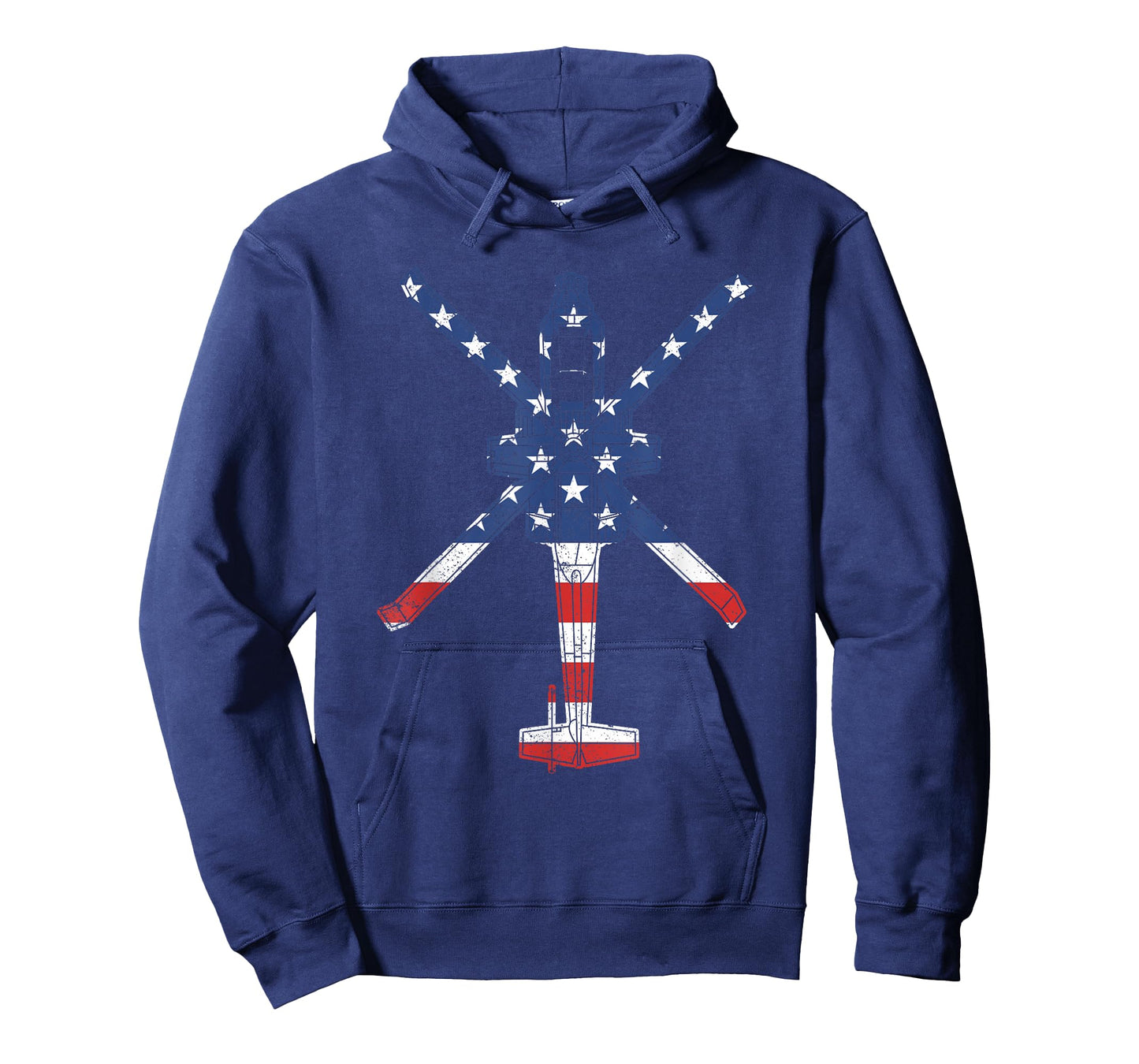 AH64 Apache Military Attack Helicopter American Flag Apache T-Shirt