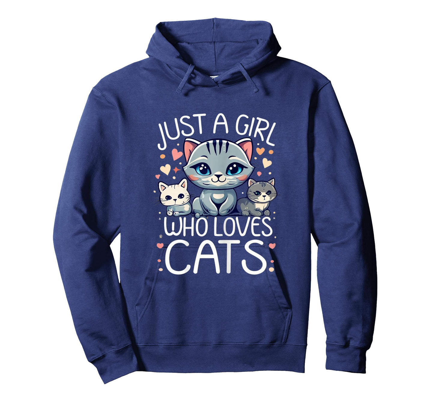 Just a girl who loves Cats Cute Cat Lover T-Shirt