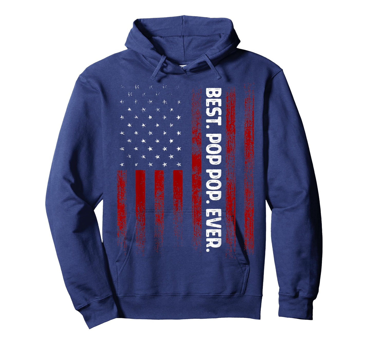 Mens Best Pop Pop Ever American Flag Fathers Day Gift for Poppop T-Shirt