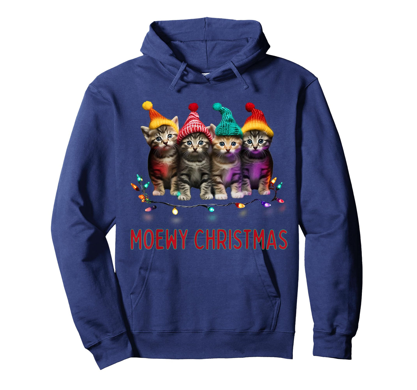Moewy Christmas - Cat Xmas T-Shirt