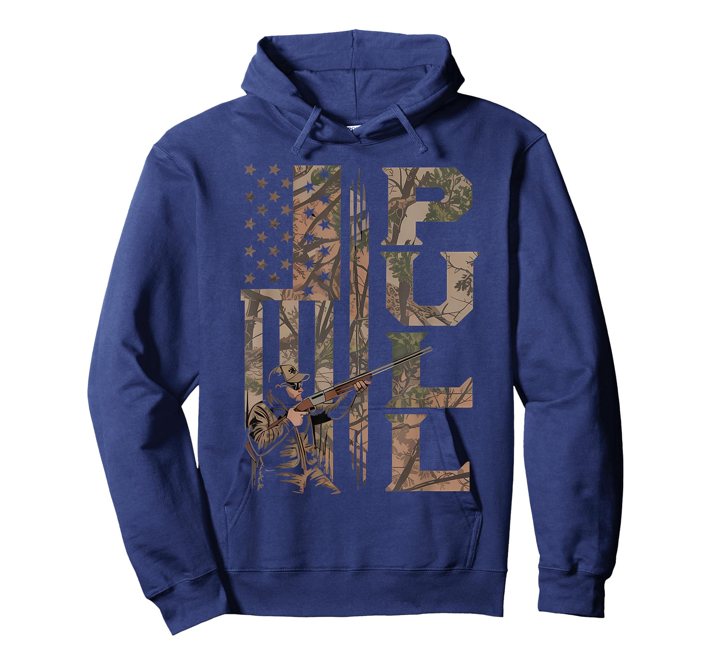 Skeet Trap Shooting Clay Shooting Trap Shooter American Flag T-Shirt