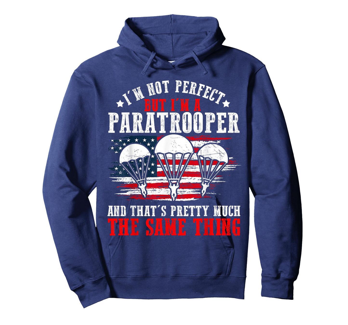 Paratrooper US Army Veterans Day Soldier American Flag T-Shirt