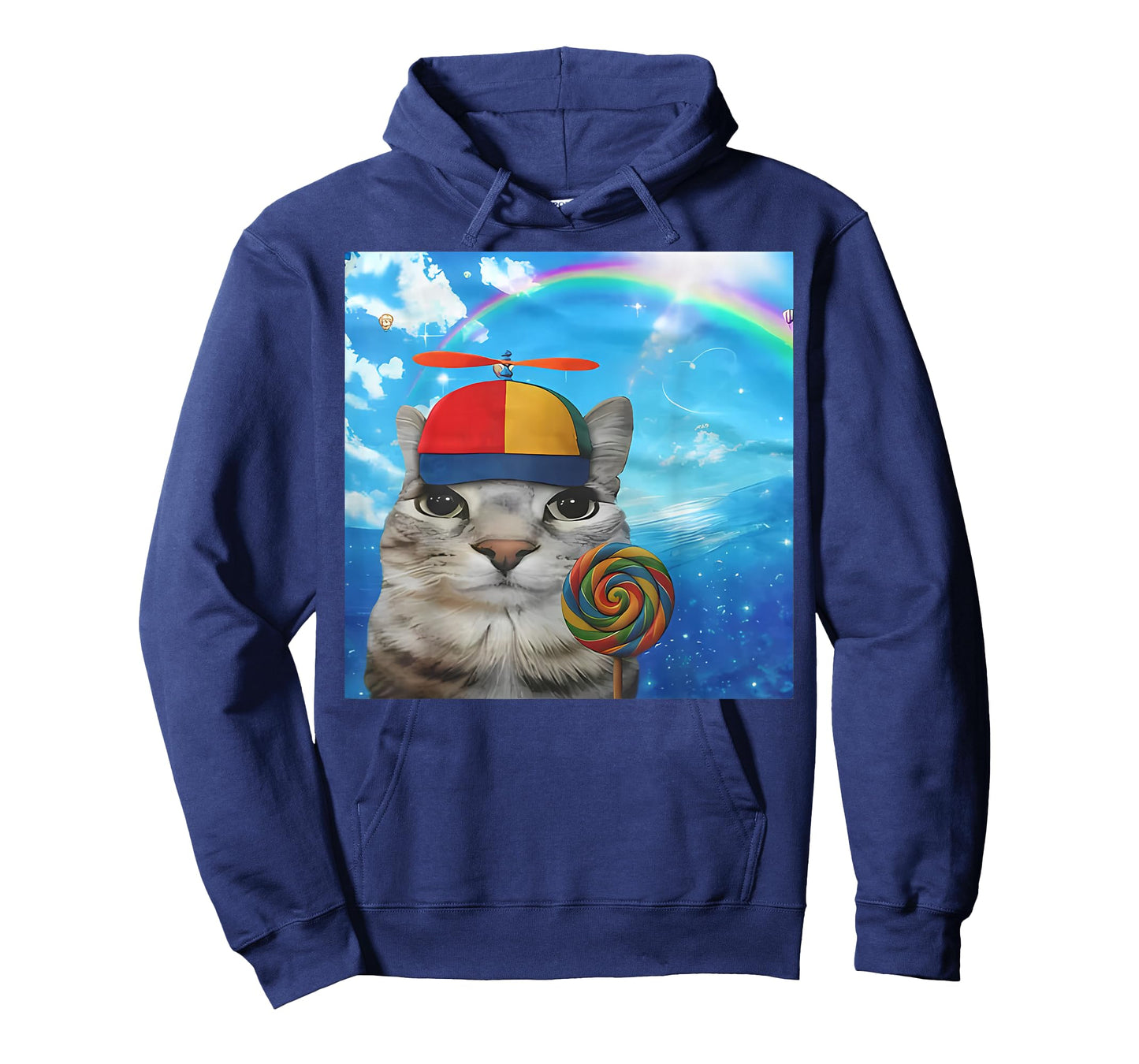 Happy Cat Dreamcore Funny Silly Kitten Brainrot Meme T-Shirt