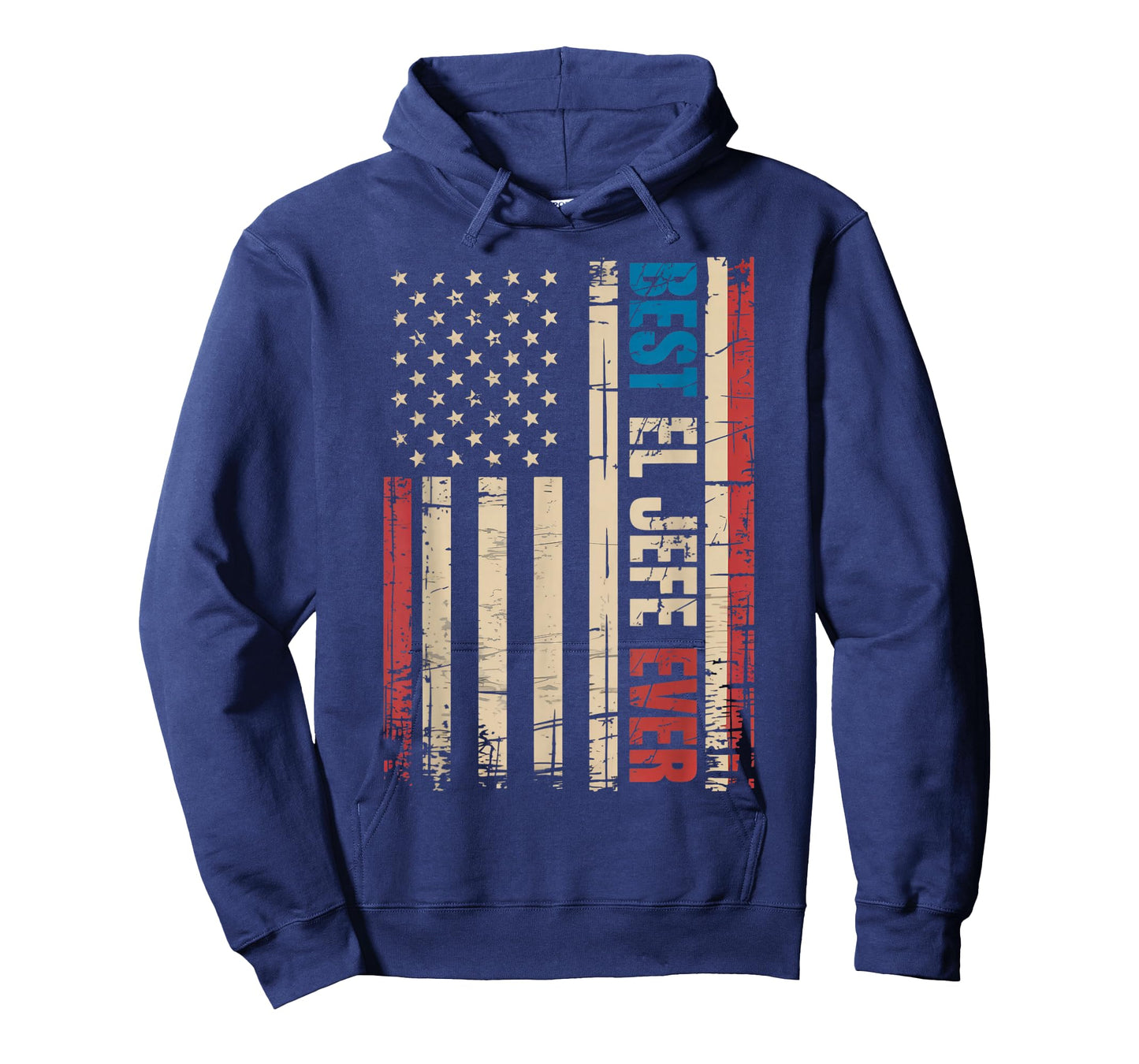 America El Jefe Usa Flag Spanish Mexican Funny El Jefe T-Shirt