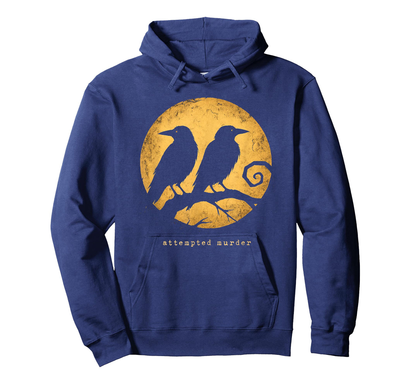 Attempted Murder Funny Group of Crows Puns Birds Nature Pun T-Shirt