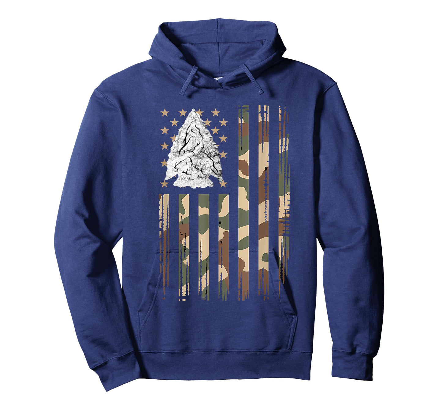 Arrowhead Hunter American Flag Arrowhead Hunting T-Shirt