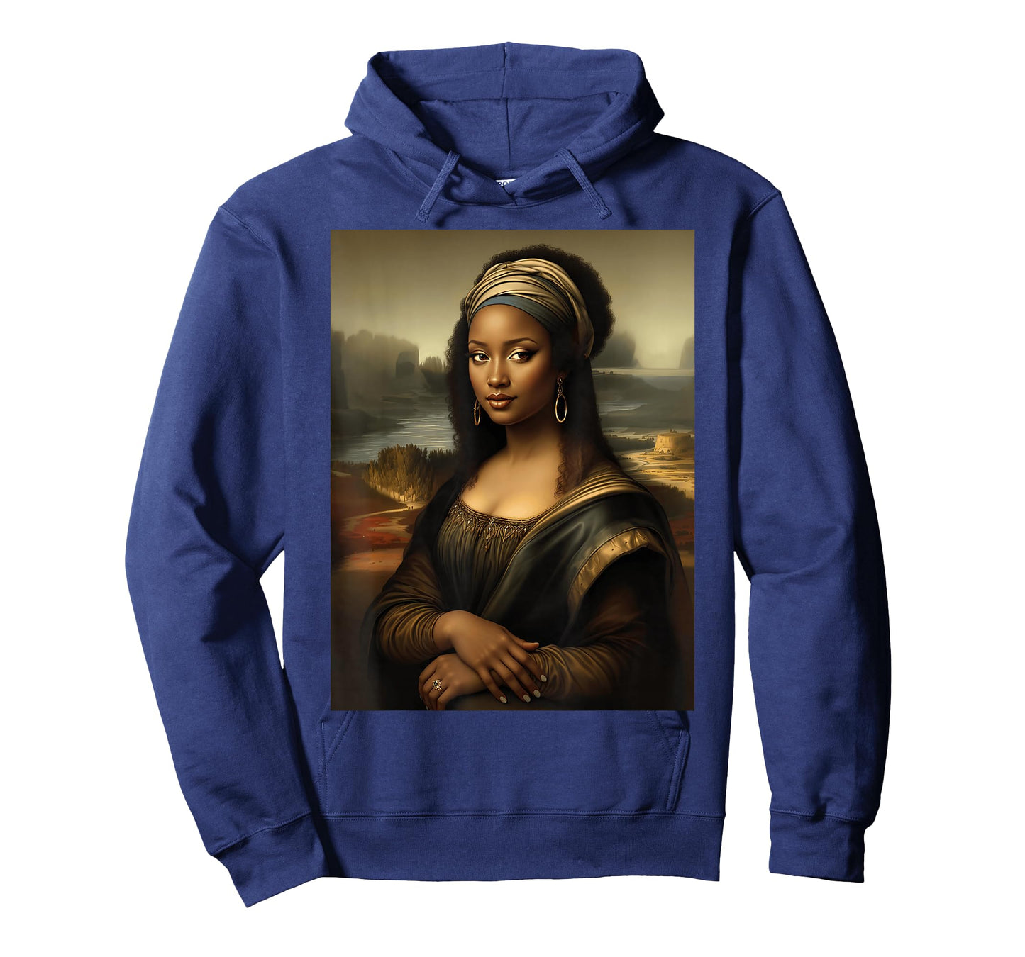Black Mona Lisa African American Black History Month Funny T-Shirt