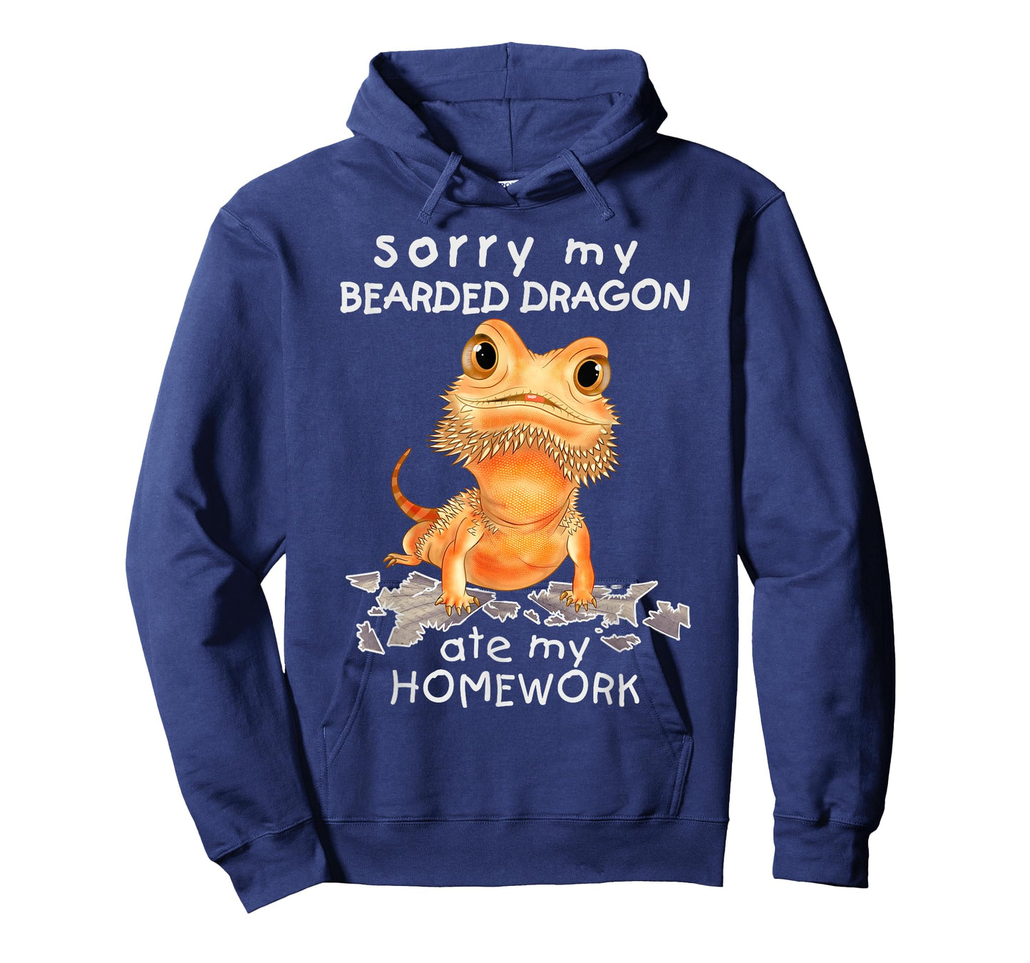 Funny Bearded Dragon Cute Lizard Beardie Ate My Homework T-Shirt