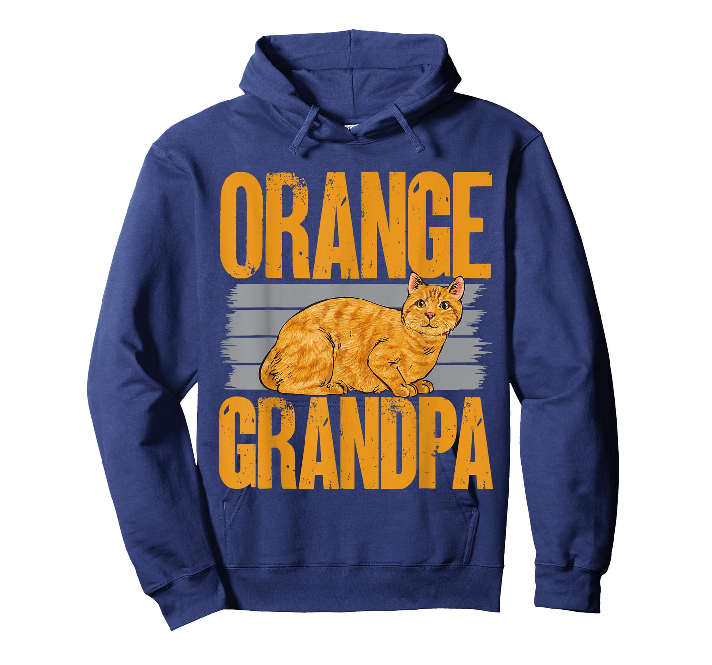 Orange Tabby Cat Orange Grandpa Cat Dad Orange Cat Men Women T-Shirt