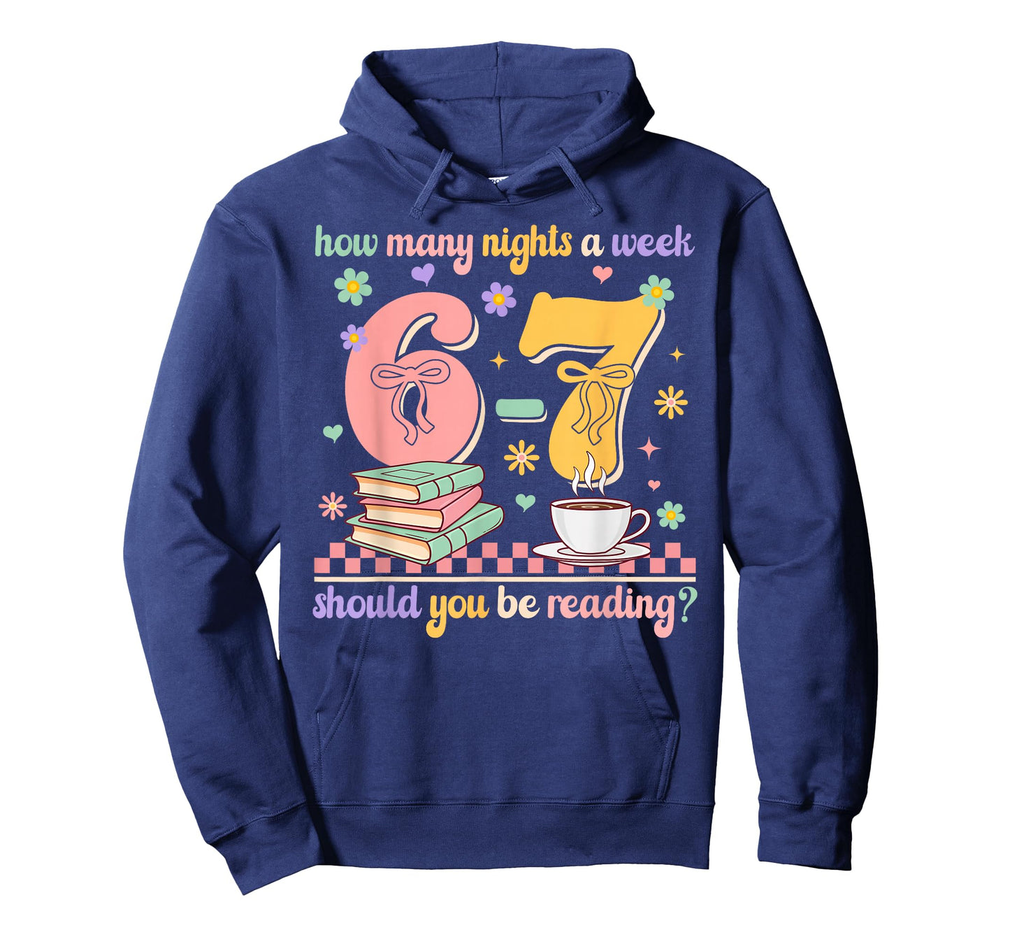Funny Reading 67 Teacher Six Seven Reading 6 7 Book Lover T-Shirt