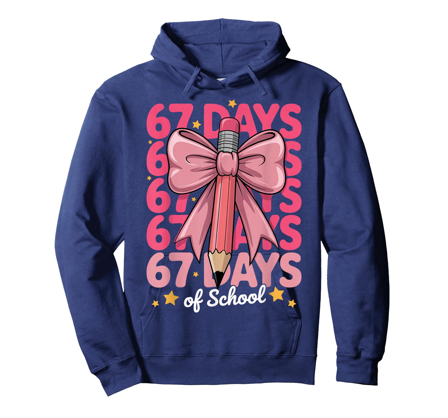 6 7 Days of School Girls Coquette Bow Cute Funny Six Seven T-Shirt