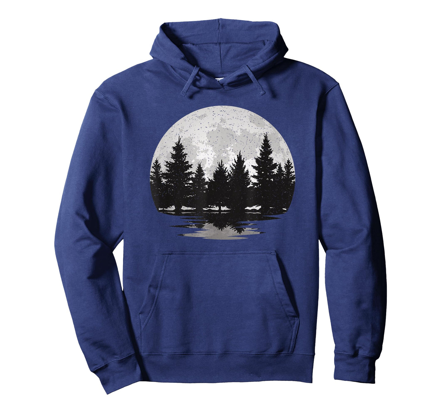 Forest Moon Landscape Outdoor Nature Vintage Graphic Men T-Shirt