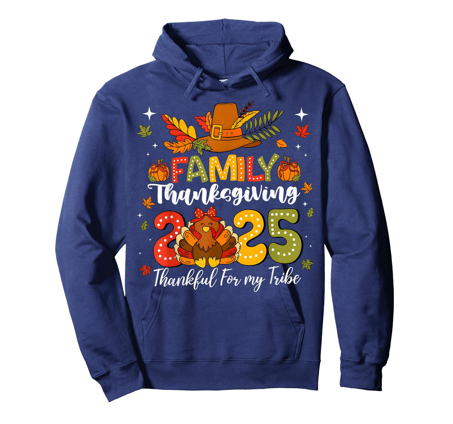 Thanksgiving 2025 Group Matching Thankful My Tribe Family T-Shirt