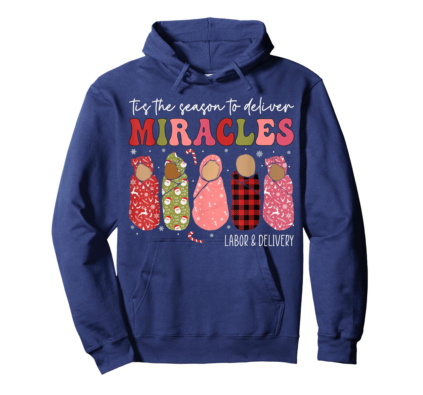 Christmas Labor and Delivery L&D Nurse Midwife Doula Xmas T-Shirt
