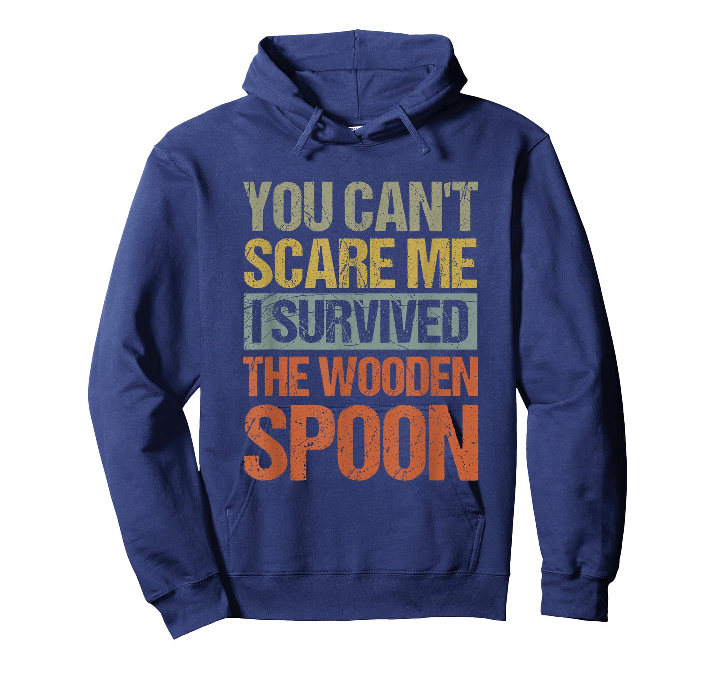 Funny Retro Vintage Wooden Spoon Survivor T-Shirt