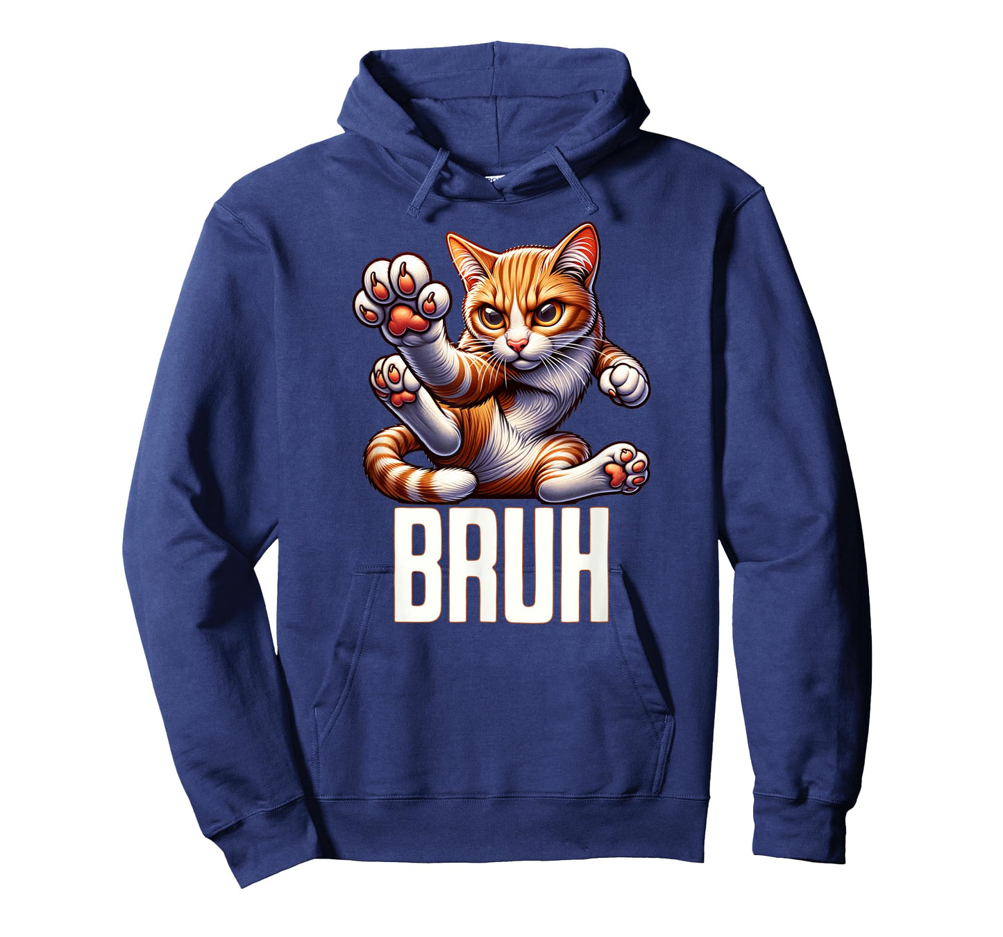 BRUH Funny Kitty Cats Mom & Dad Cat Lover T-Shirt