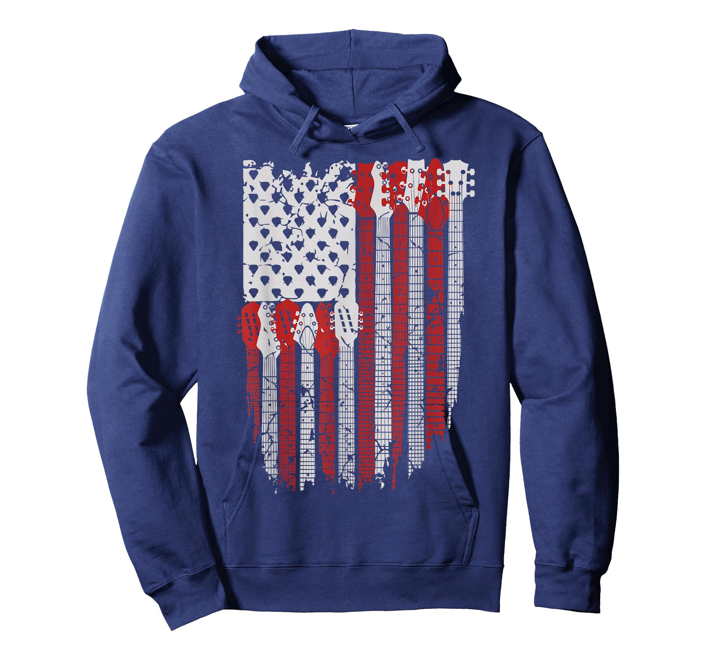 USA American Flag Guitar Musician 4th of July Guitarists T-Shirt