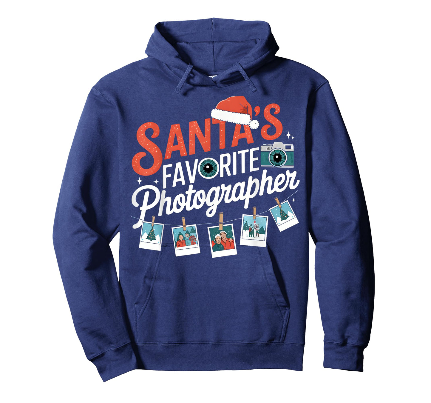 Santas Favorite Photographer Funny Christmas Photography T-Shirt