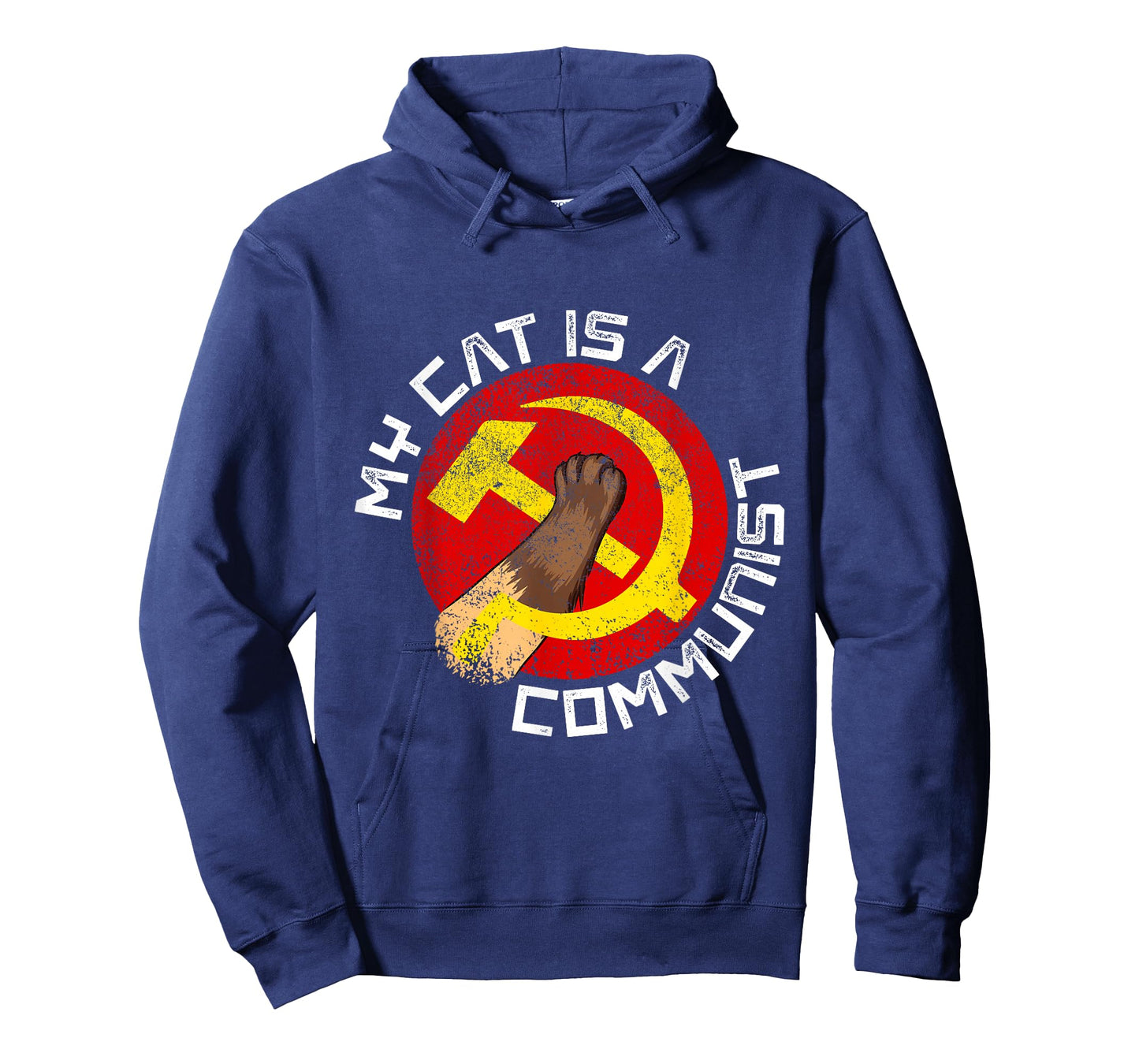 Communist Cat Funny My Cat Is A Communist For Cat Lovers T-Shirt