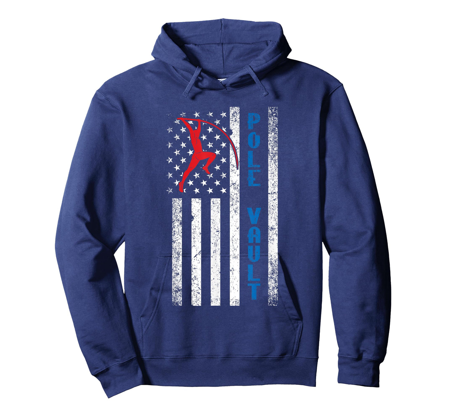 US Pole Vaulter American Pole Vault Flag United States T-Shirt