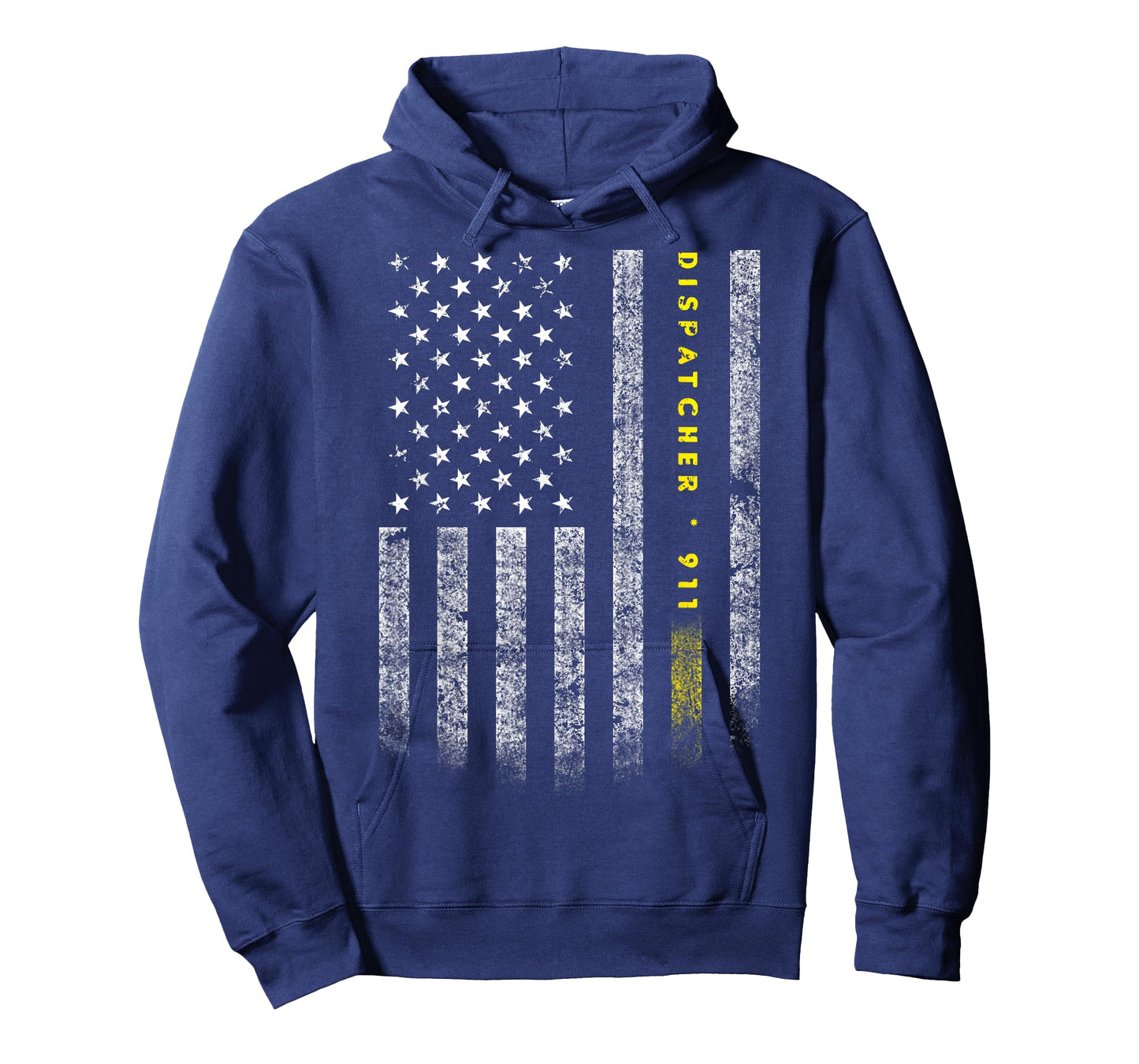 American Flag 911 Dispatcher T-Shirt gold line USA Flag Women Kids Men T-Shirt