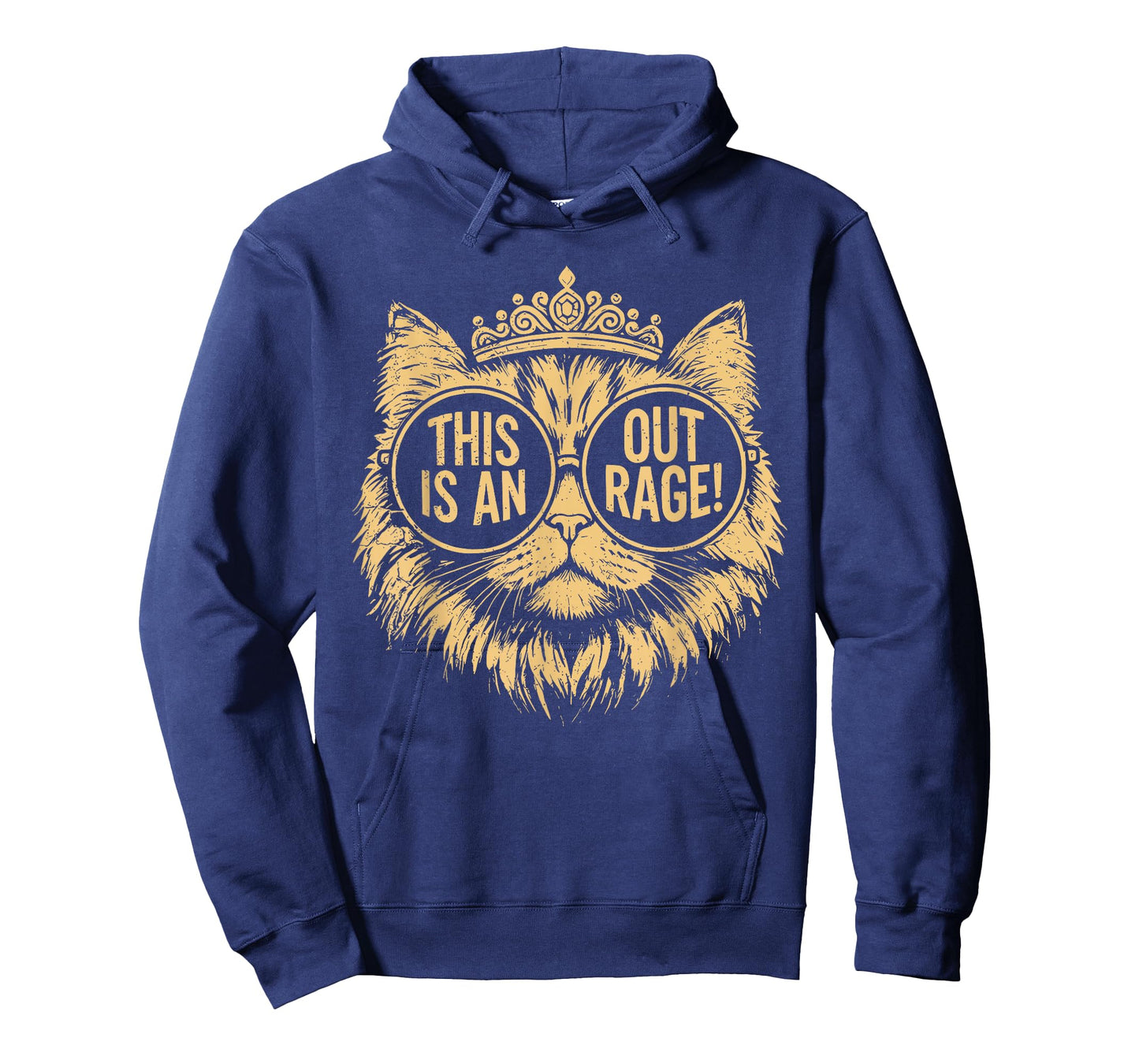 This is an Outrage Cat Meme Funny Sarcastic Quote T-Shirt