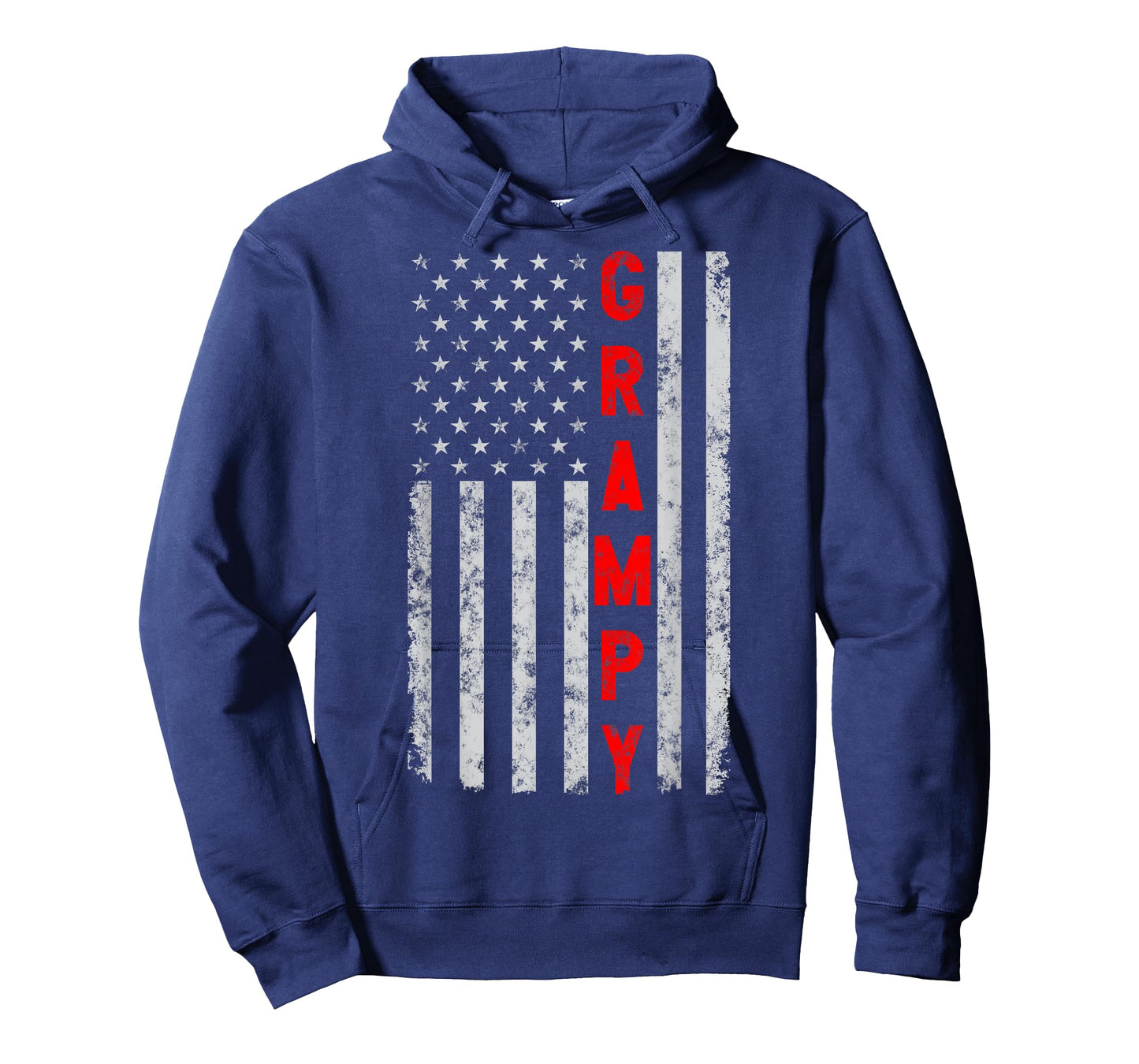 Grampy Funny Fathers Day Vintage Patriotic American flag T-Shirt