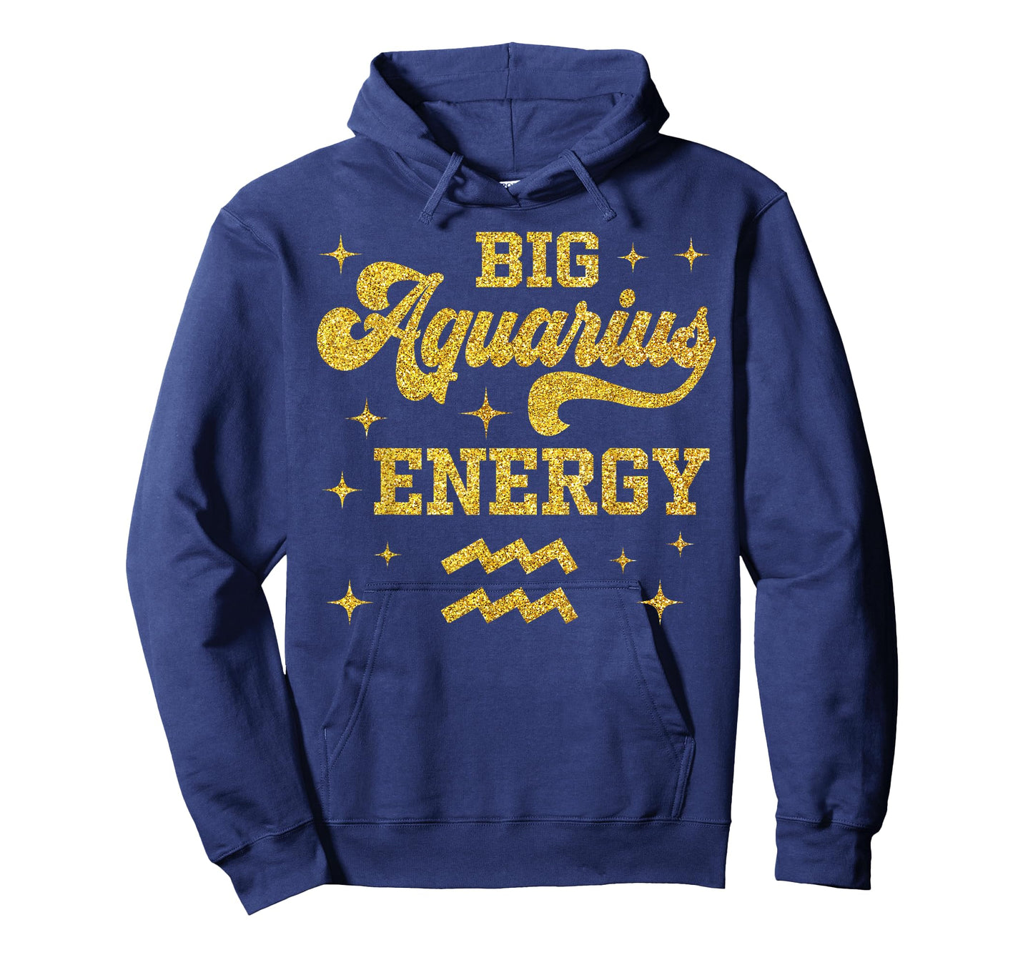 Big Aquarius Energy Men Women Zodiac Birthday Queen King T-Shirt